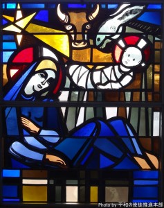 ステンドグラス：主の降誕 （世界平和記念聖堂）